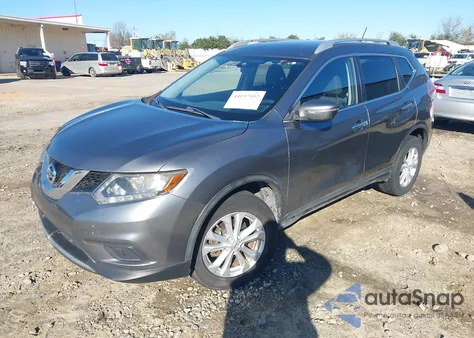 2015 Nissan Rogue Sv from USA, damaged, VIN KNMAT2MV8FP535882